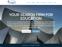 Tablet Screenshot of ed-exec.com
